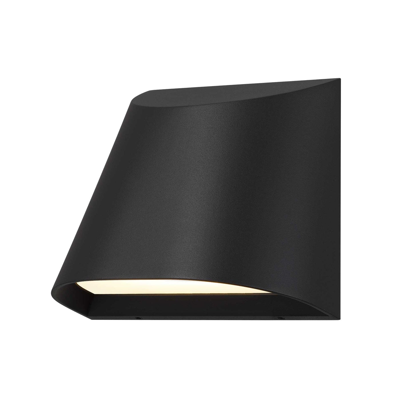Alteck lighting AW0030-3CCT-W-BK Ambit LED Outdoor Wall Sconce With Modern Architectural Exterior Light - Finish: Sand Black
