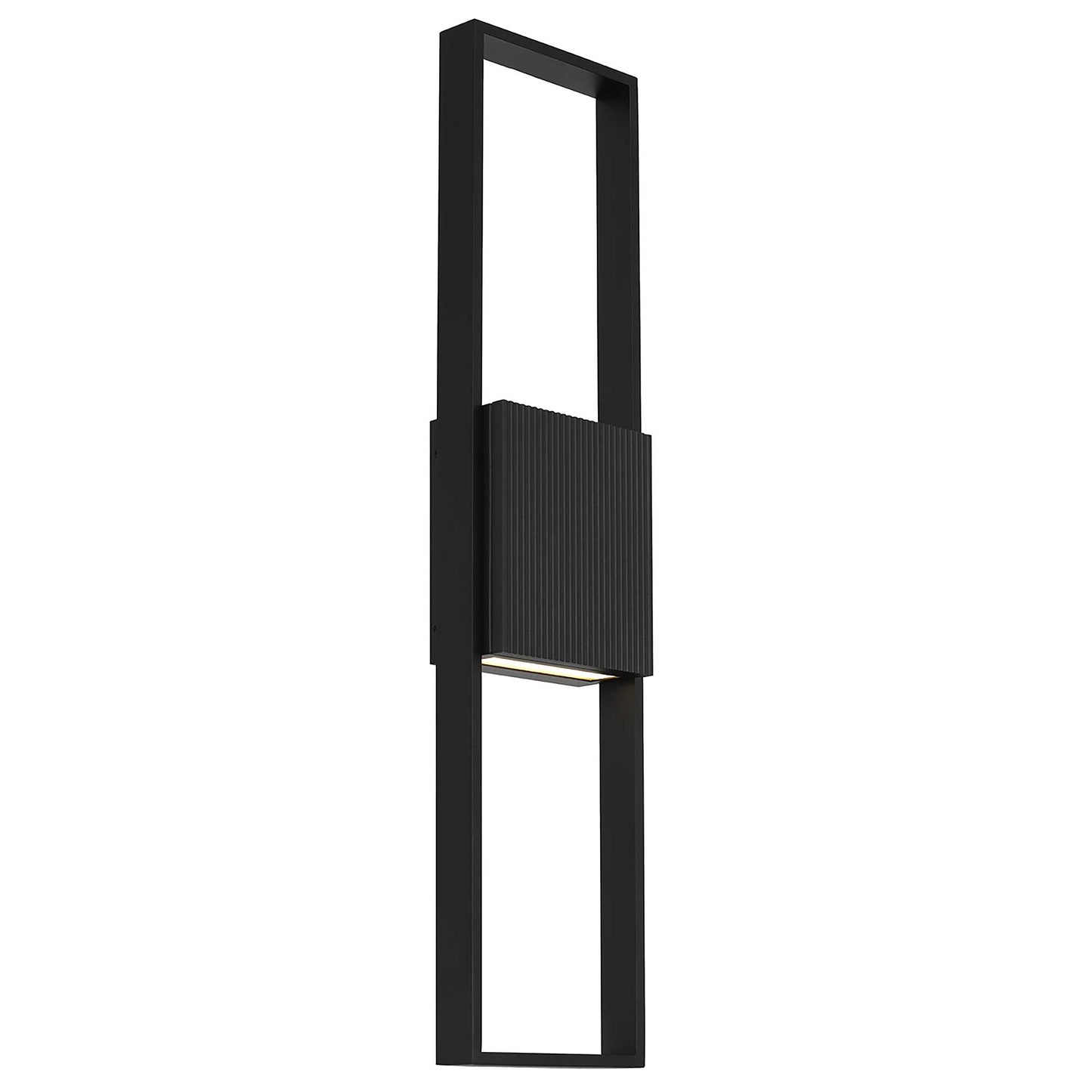 Alteck lighting AW0058-3CCT-W-BK Miami 32" LED Outdoor Wall Sconce Light - Finish: Sand Black