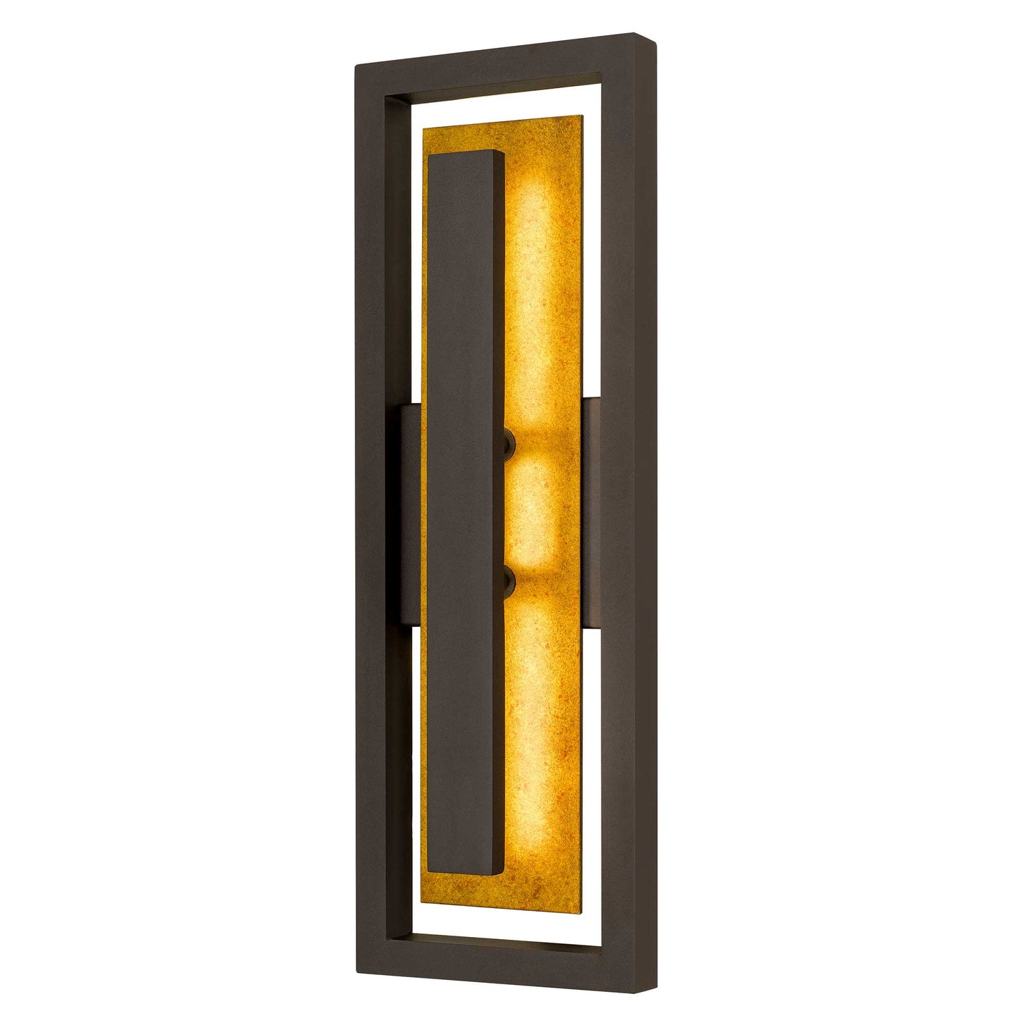 Alteck lighting AW0099-3CCT-W-DB Panels 20.38" LED Outdoor Wall Sconce Light - Finish: Dark Bronze