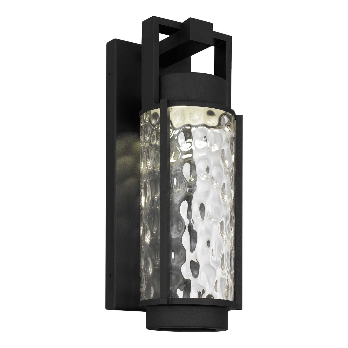 Alteck lighting AW0141-3CCT-W-BK Winston 17" LED Outdoor Wall Sconce Light - Finish: Sand Black
