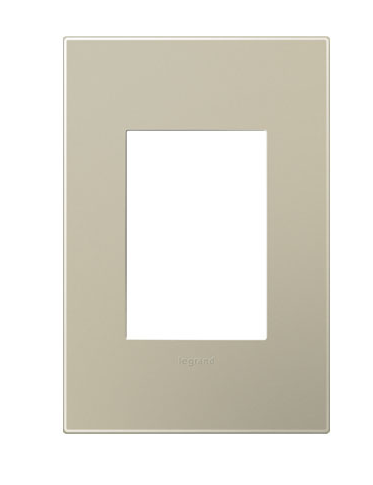 Legrand AWP1G3TM4 Adorne Titanium 1-Gang+ Screwless Wall Plate