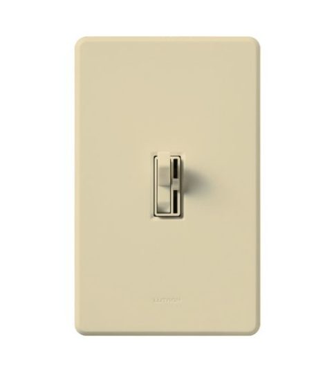 Lutron AY-103PH-IV Ariadni 3-Way Toggle Switch Dimmer – Lvory Finish