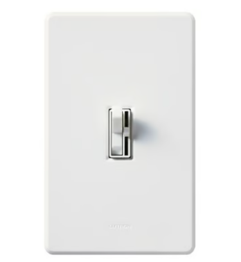 Lutron AYLV-600PH-WH Ariadni Single Pole Toggle Switch Dimmer – White Finish