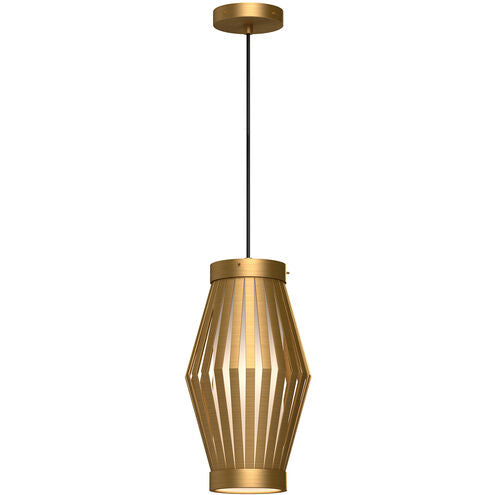 Alora Mood PD434509AGOP Hana 1 Light 8.38 inch Aged Gold Pendant Ceiling Light