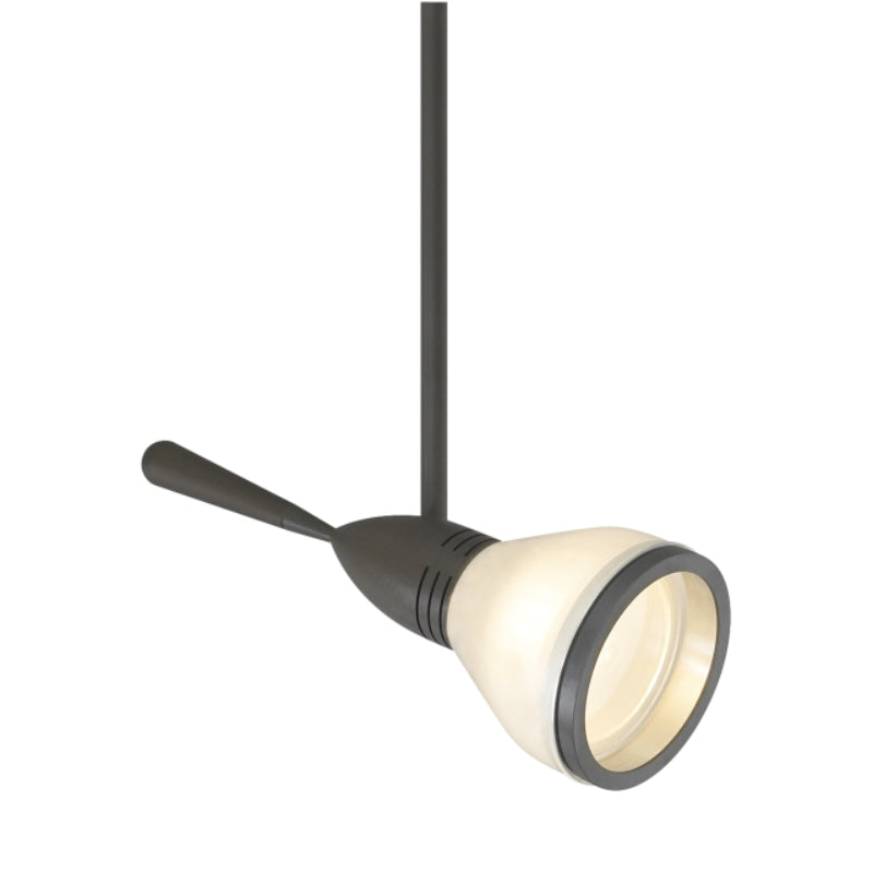 Visual Comfort Architectural 700MOAE3Z Modern Sean Lavin Aero 1 Light Low-Voltage Track Head Ceiling Light - Length: 3" System: Monorail - Finish: Antique Bronze