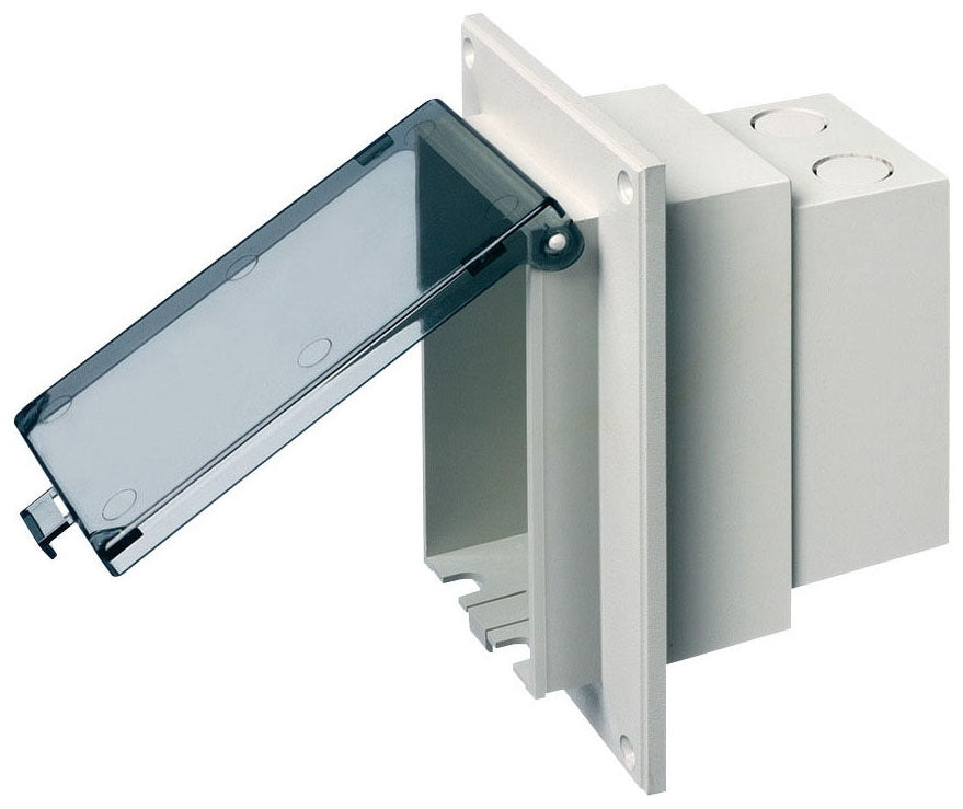 Arlington DBVR1C Clear Outdoor Receptacle Box