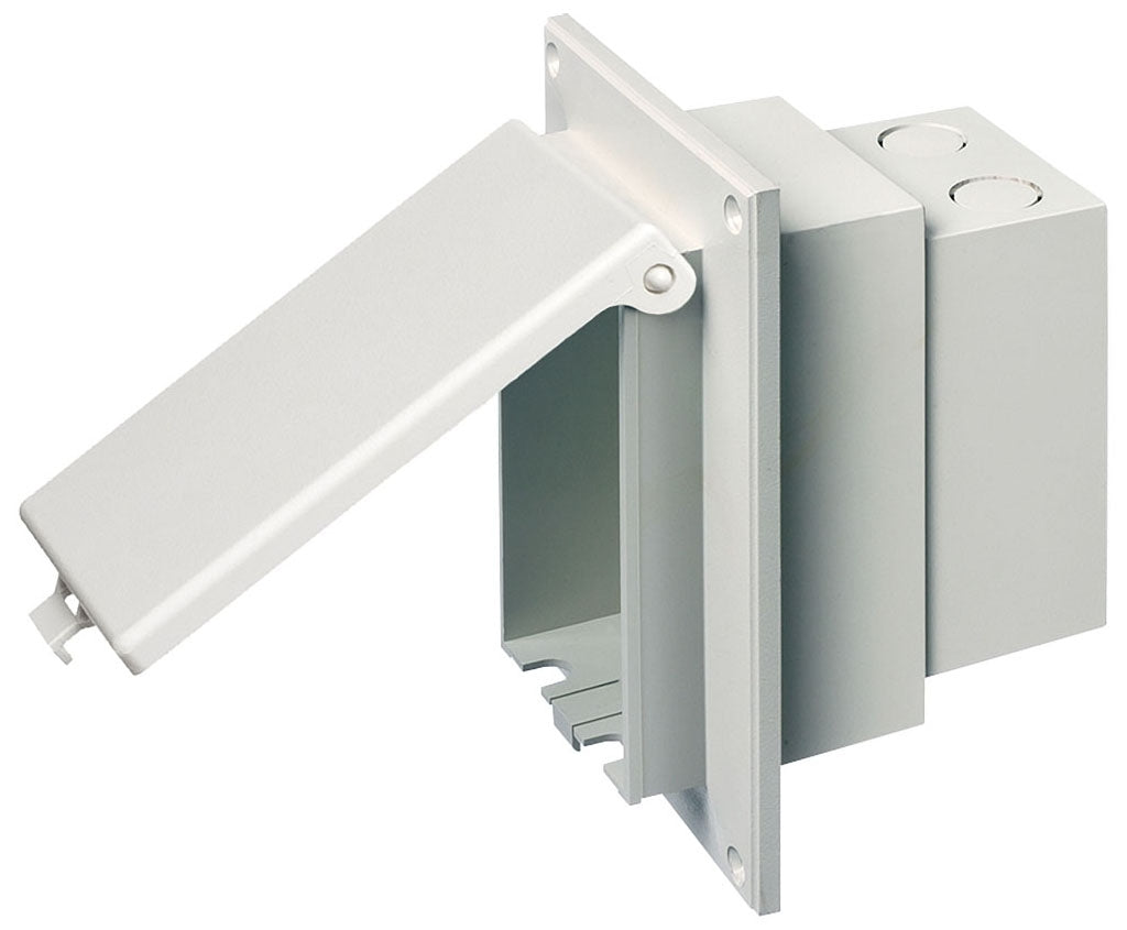 Arlington DBVR1W White Outdoor Receptacle Box
