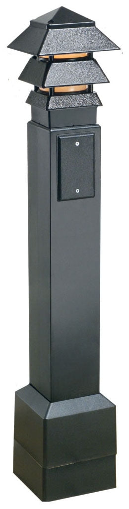 Arlington GPBK35B 35" Black Gard-N-Post Bollard Kit