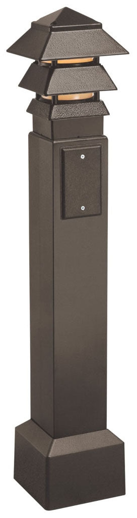 Arlington GPBK35BR 35" Brown Gard-N-Post Bollard Kit