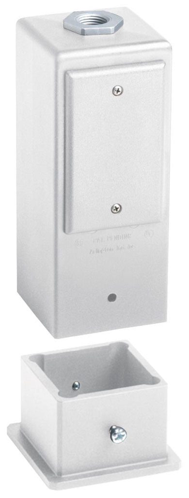 Arlington GPD9W Gard-N-Post 9" Post or Deck Mount Support for Outdoor Light Fixtures