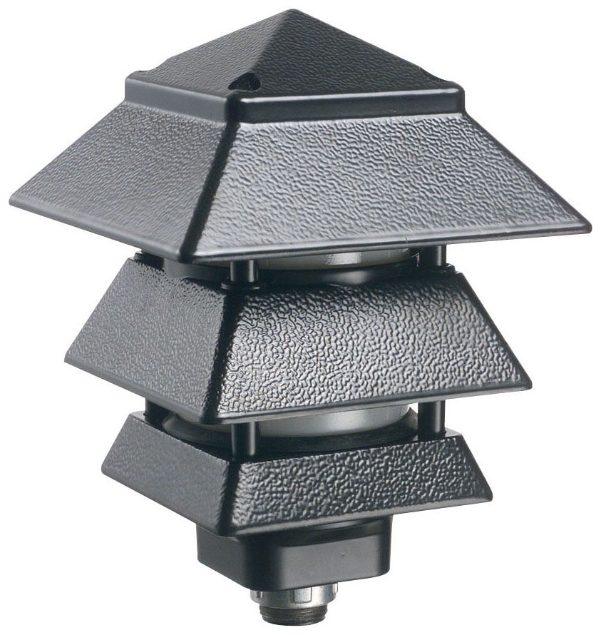 Arlington GPP60LB Pagoda Light Fixture Black