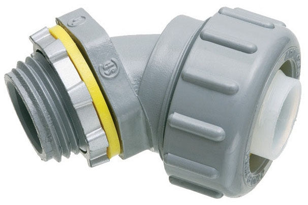Arlington NMLT4575 3/4" PVC Liquid Tight 45 Degree Non-Metallic Connector 10 Pack