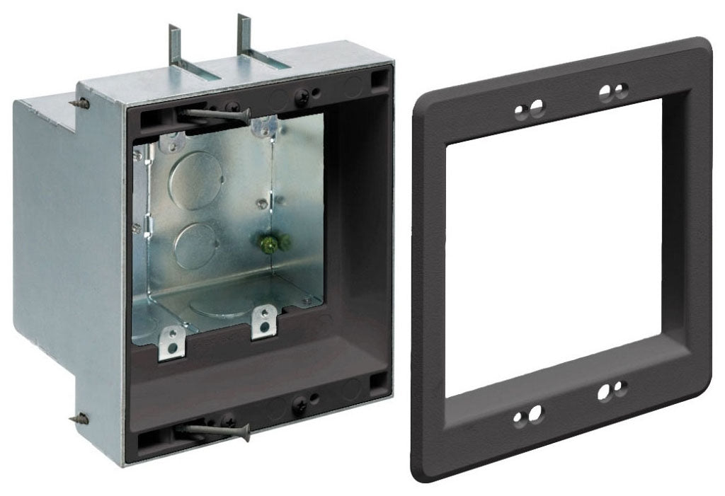 Arlington TVBS505BL 2-Gang Black Tv Box