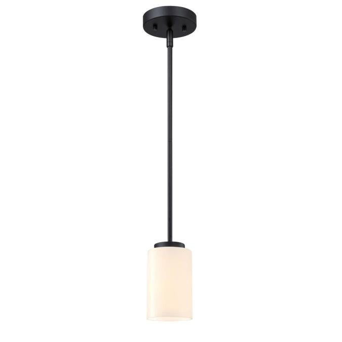 Westinghouse Lighting 63186LE Shamus 1 light matte black pendant ceiling light