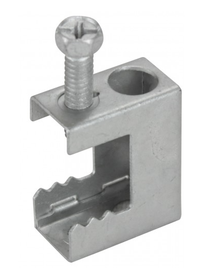Orbit BCSS SPRING STEEL BEAM CLAMP 1/4" ROD 7/16" HOLE 1/2" MAX. FLG 100 Pack1.20