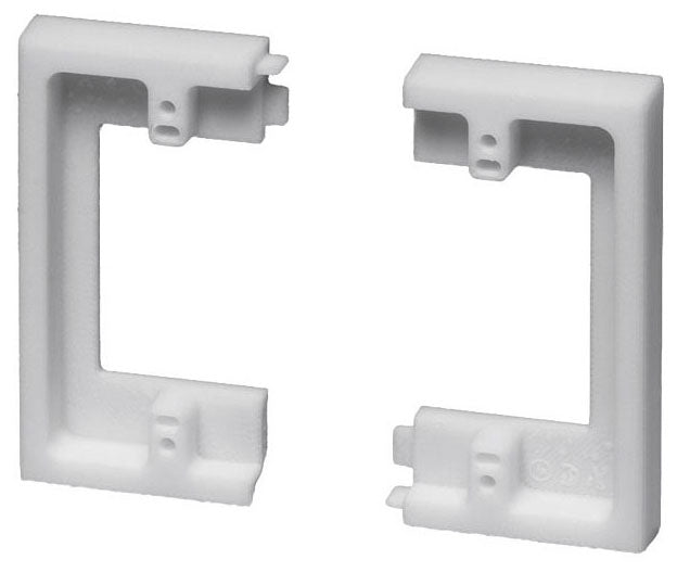 Arlington BES2 Electrical Outlet 2-Gang Surface Box Extender, Plastic 10 Pack