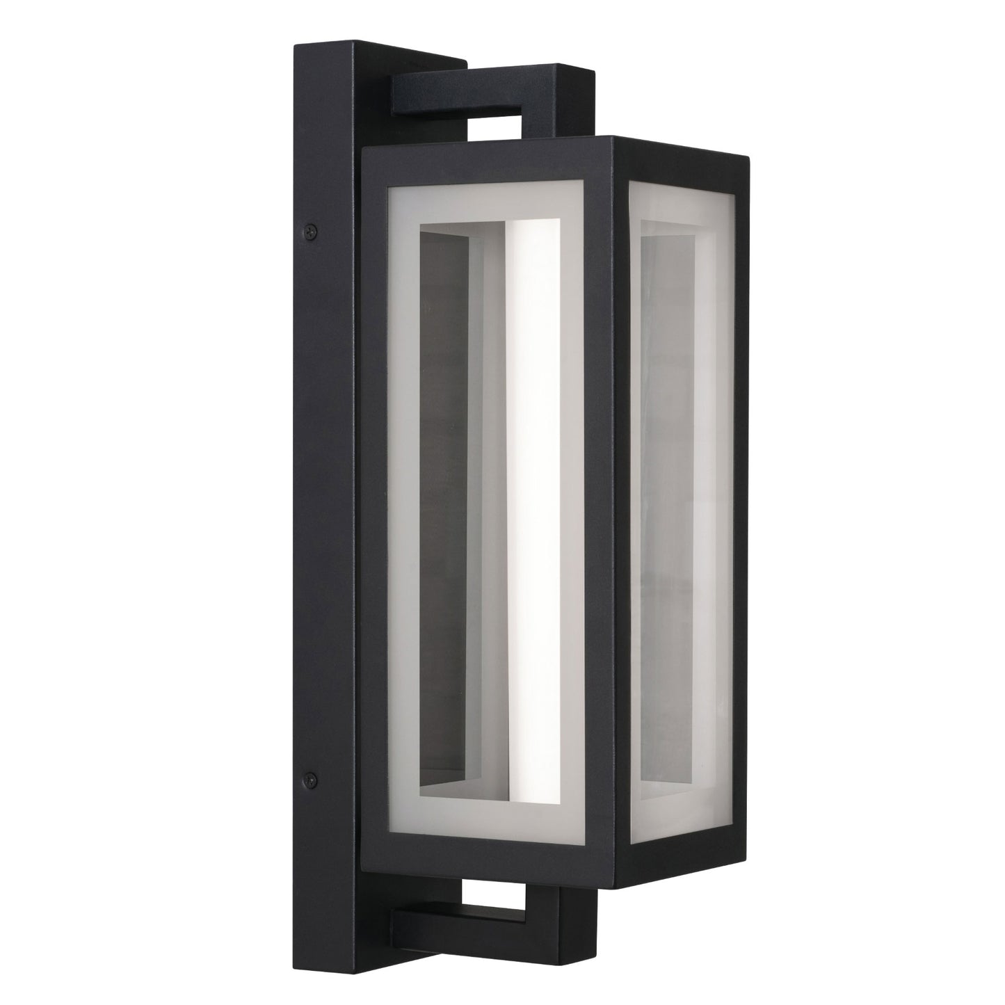 AFX Lighting BLKW0718LAJUDBK Blake 18 Inch LED Outdoor Wall Sconce Light, 120-277V, Watt 20W, Selectable 5CCT , Black Finish