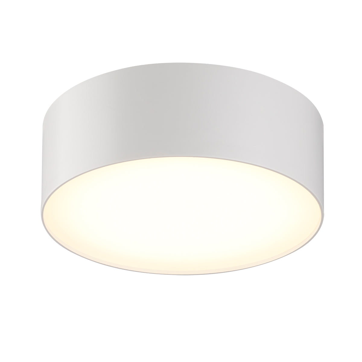 Trans Globe Lighting BNK-LED-40045 WH Moda white LED disc light ceiling light on
