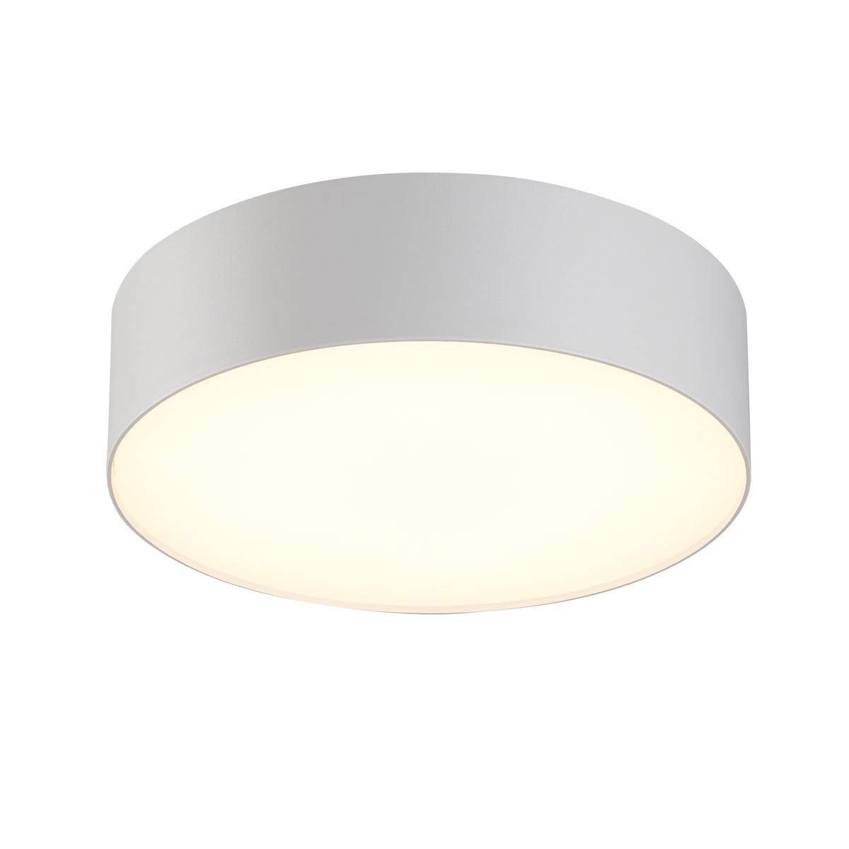 Trans Globe Lighting BNK-LED-40047 WH Moda 7 inch White LED flush mount ceiling light on