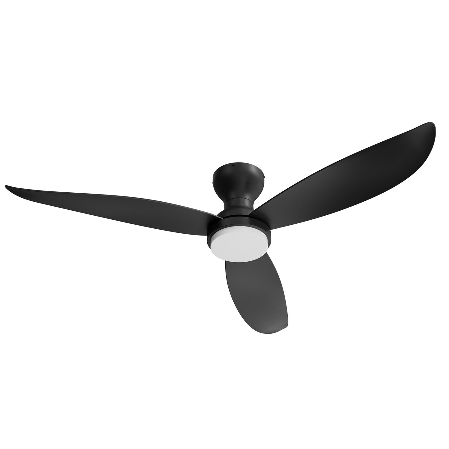 AFX Lighting BNKN523LDCBKBK-WS Banks 52 Inch Ceiling Fan, DC, black finish, Wall Switch