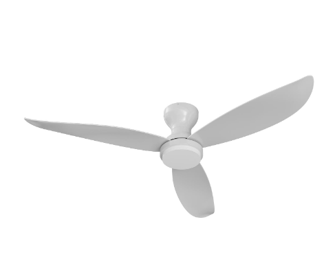 AFX Lighting BNKN523LDCWHWH-WS Banks 52 Inch Ceiling Fan, DC, White finish, Wall Switch