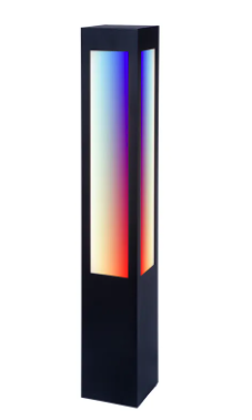 Westgate BOL-602-40-S-RGBW-BK – Square Bollard Long Lens, 34W, CCT RGBW