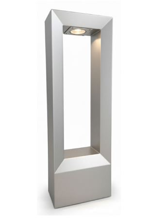 Westgate BOL-800-24-MCTP-SIL 24 Inch LED Path Bollard Light , Selectable Wattage 10W/15W/20W, 80LM/W, 3CCT 30K/40K/50K Silver Finish