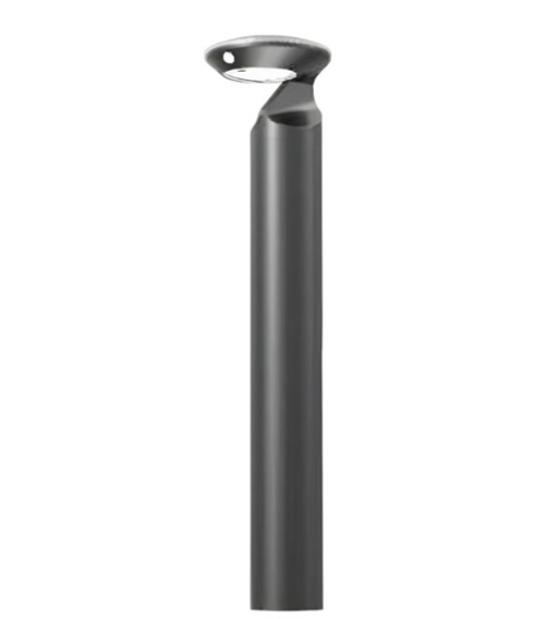 Westgate BOL-G5-SOLAR-MCT-BK Modern Modular LED Bollard Light System G5, 4W, 600LM, 30K/40K/50K Head Black Finish