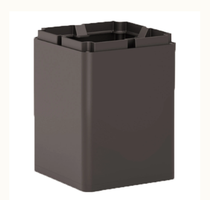 Westgate BOL-G8-SHAFT-10-BR Outdoor G8 10 Inch Bronze Square Bollard Shaft