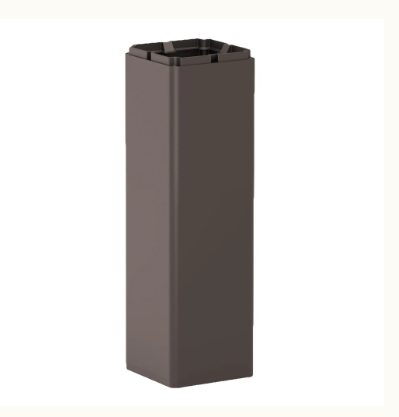 Westgate BOL-G8-SHAFT-26-BR Outdoor G8 26 Inch Bronze Square Bollard Shaft
