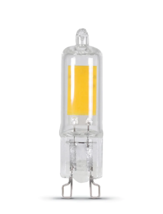 Feit Electric BP25G9/850/LED G9 Base T4 Dimmable Specialty Wall Sconce LED Light Bulb, Color Temperature 5000K, Wattage 2.3W, Voltage 120V