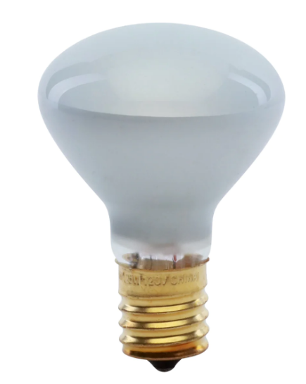 Feit Electric BP25R14N/CAN Soft White E17 Base R14 Reflector Dimmable Incandescent Light Bulb, Color Temperature 2700K, Wattage 25W, Voltage 120V