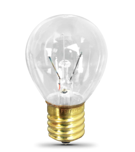 Feit Electric BP25S11N/RP Soft White ES11 High Intensity Incandescent Light Bulb, Color Temperature 2700K, Wattage 25W, Voltage 120V