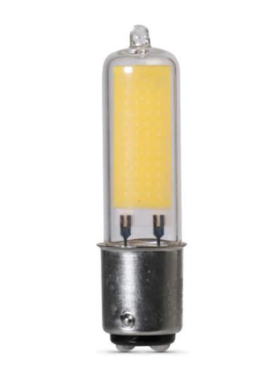 Feit Electric BP35DC/830/LED Dimmable BA15D Base T4 Specialty LED Light, Color Temperature 3000K, Wattage 3.5W, Voltage 120V