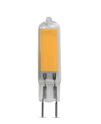 Feit Electric BP35G8.6/830/LED 35W Replacement Dimmable Bi-Pin G8.6 Base T4 Specialty LED Light, Color Temperature 3000K, Wattage 3.5W, Voltage 120V 6 Pack