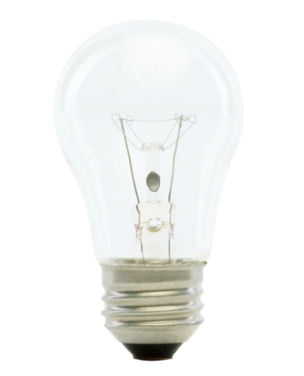 Feit Electric BP40A15/CL/CAN Soft White E26 Base A15 Clear Dimmable Incandescent Light Bulb, Color Temperature 2700K, Wattage 40W, Voltage 120V