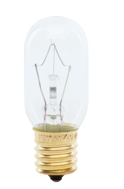 Feit Electric BP40T8N/MW/RP 40W Soft White (2700K) Clear E17 Base T8 Incandescent Dimmable Microwave Light Bulb, Color Temperature 2700K, Wattage 40W, Voltage 120V