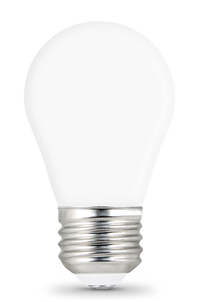 Feit Electric BPA1560W927CAFIL2/RP 8W (60W Replacement) Soft White (2700K) E26 Base A15 Dimmable Glass Filament Enhance Color Temperature 2700K, Wattage 8W, Voltage 120V Pack 2