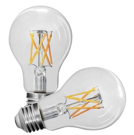 Feit Electric BPA1975CL950CA/FIL/2 75-Watt Equivalent A19 Medium Base Daylight Dimmable LED Light Bulb, Color Temperature 5000K. Wattage 12W, Voltage 120V - 2 Pack