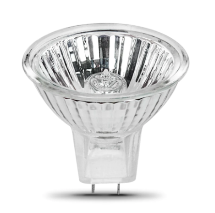 Feit Electric BPBAB/CG/3 Bright White GU5.3 Halogen MR16 Bi-Pin Dimmable Halogen LED Light, Color Temperature 3000K. Wattage 20W, Voltage 12V - 3 Pack