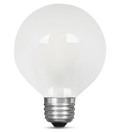 Feit Electric BPG2560/F/850/LED Dimmable LED Light Bulb Color Temperature 5000K, Wattage 5.5W, Voltage 120V Pack 1