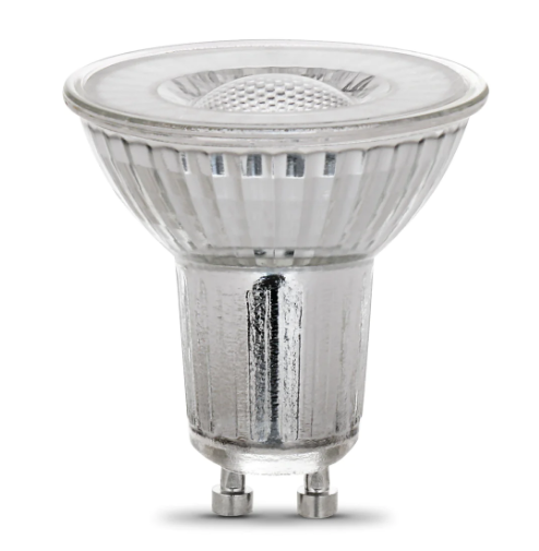 Feit Electric BPMR16GU10/500/930CA 50W Replacement MR16 Dimmable Enhance Reflector LED Light, Color Temperature 3000K, Wattage 6W, Voltage 120V