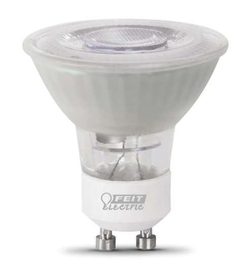 Feit Electric BPMR16IFGU300950CA/3 35W Replacement Daylight GU10 Base MR16 Enhance Dimmable LED, Color Temperature 5000K, Wattage 4.6W, Voltage 120V - 3 Pack