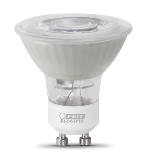 Feit Electric BPMR16IFGU500930CA/3 35W Replacement Daylight GU10 Base MR16 Enhance Dimmable LED, Color Temperature 3000K, Wattage 6W, Voltage 120V - 3 Pack