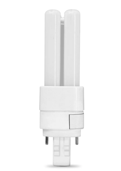 Feit Electric BPPLD13841LEDG2HDRP 13W Equivalent Cool White GX23-2 Base (PL Replacement) Double Twin Tube LED Bulb, Color Temperature 4000K, Wattage 6.7W 6 pack