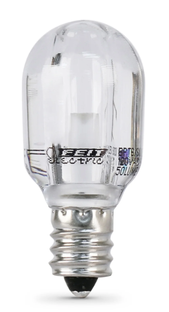 Feit Electric BPT6/LED/HDRP/24 15W Replacement Bright White T6 Candelabra E12 Base LED Light Color Temperature 3000K, Wattage 1.2W, Voltage 120V Pack 24