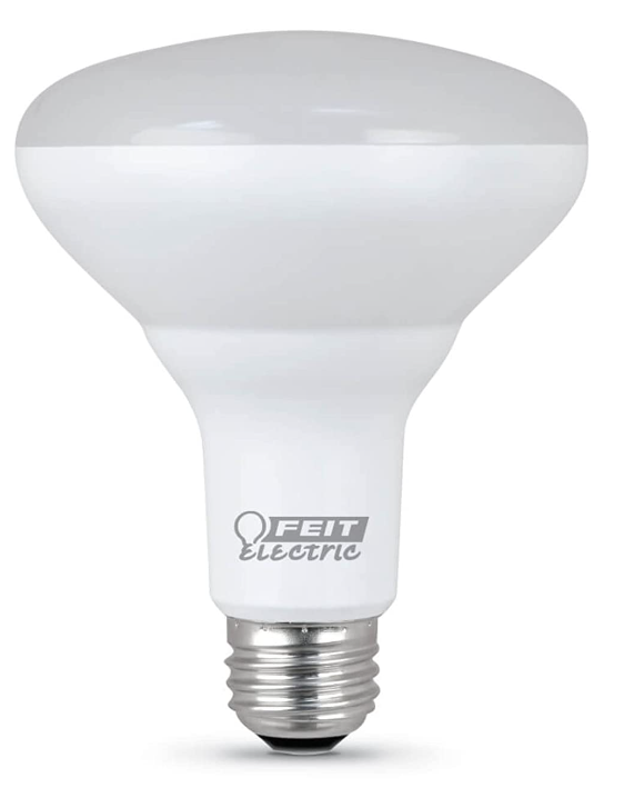 Feit Electric BR30/850/10KLED/3 65 W Replacement Daylight BR30 Reflector LED Light Bulb Color Temperature 5000K, Wattage 9.5W, Voltage 120V Pack 3