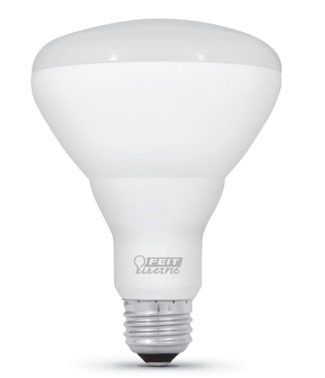 Feit Electric BR30DM927CA10K/MP/12 65-Watt Equivalent BR30 Soft White Dimmable Enhance Reflector LED Light Bulb, Color Temperature 2700K, Wattage 7.2W, Voltage 120V - 12 Pack