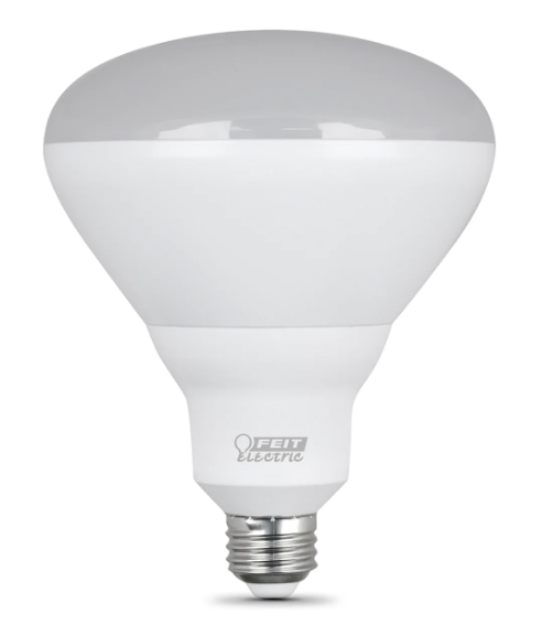 Feit Electric BR40DM/850/10KLED/2 65W Replacement Daylight BR40 Dimmable Reflector LED Light Bulb, Color Temperature 5000K, Wattage 13W, Voltage 120V - 2 Pack