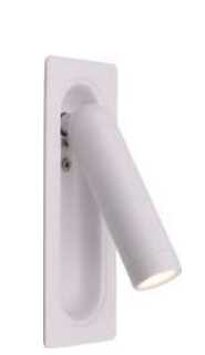 Westgate BRL-RV-BK Vertical Beside Reading Lamps W/ Backlight, Wireless Charging & USB Portable, Color Temperature 3000K, Lumens 120LM, Black Finish